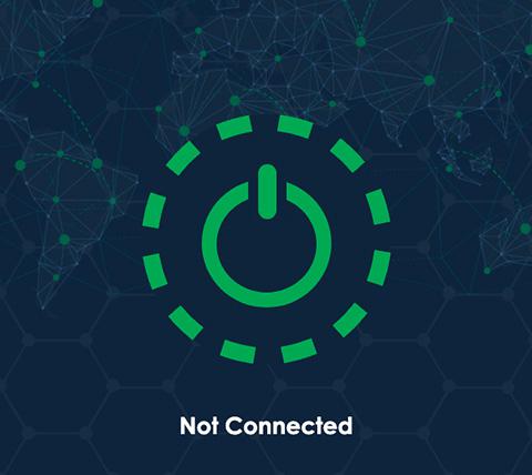 Aox China VPN connect step 1, tap on button to connect to VPN